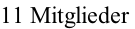 11 Mitglieder